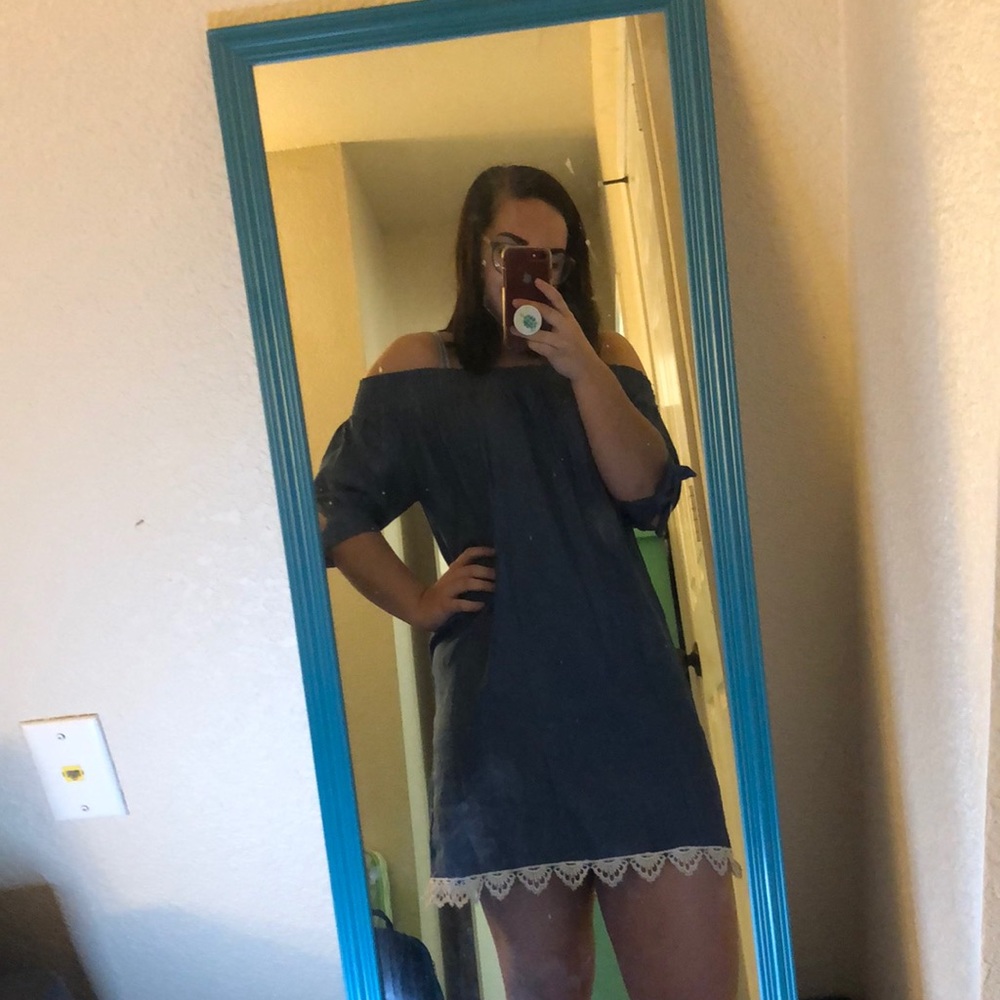 Off the shoulder dress